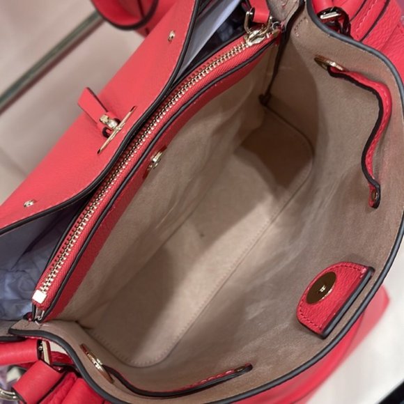 Kate Spade Marti Large Bucket Bag Dark Watermelon Gelato - Picture 13 of 16